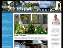 Tablet Screenshot of hotelcaimanera.com